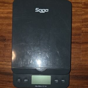 Black Digital Kitchen Scale